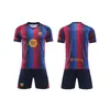 Nuevo Conjunto de Uniforme de Fútbol Transpirable de Secado Rápido para Hombre Camiseta de Entrenamiento y Competición de Manga Corta con Cuello en V Ropa de Equipo Estampada de Club Venta al por Mayor