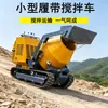 Caminhão betoneira todo-o-terreno para engenharia agrícola, áreas montanhosas e acidentadas, mistura e transporte integrados, tanque misturador pequeno sobre esteiras