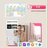 Nuevo marco de fotos de calendario electrónico de 14 pulgadas con pantalla táctil para programación, listas de tareas pendientes, tareas, planificación de comidas, álbum de fotos y recompensas