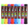 Jinwannian G-0625 Marcador de Pizarra Blanca de Punta Ancha 12 mm Punta Plana Puede Añadir Tinta y Borrar Marcador Pop de Gran Capacidad Juego de 8 Colores