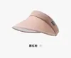 Sombrero de Protección Solar para Mujer, Sombrero de Sol de Verano para Exteriores, Sombrero de Sol de PVC con Protección UV, Visera de Ala Ancha