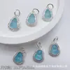 Calabaza de Oro de 18K Jade Imitación Estrella de Cinco Puntas Circonio Espaciadores de Ocho Agujeros Superficie de Anillo de Buda Accesorios para Colgante de Collar de Mano con Cuentas para Bricolaje