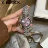 Relógio Feminino de Aço Sólido Estilo Francês com Toque de Luxo, Simples e Moderno, Adequado para Estudantes e Pessoas que se Deslocam para o Trabalho, Relógio de Pulso Feminino Exclusivo, Requintado e Elegante