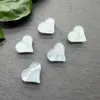 Venta al por mayor 14*17mm Piedra Natural Cristal Corazón Forma Amatista Melocotón Materiales para Ensartar Pulsera Collar Hecho a Mano DIY