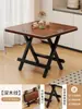 Mesa Plegable, Mesa Pequeña Portátil para Apartamentos de Alquiler, Mesa de Comedor para el Hogar, Mesa Cuadrada, Mesa Pequeña para Montar Puestos