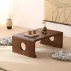 Mesa de centro tatami em madeira maciça, mesa de sacada, mesa kang, mesinha de varanda, mesa de chá tatami simples, mesa para estudos chineses, mesa para guqin