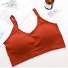 Nuevo Estilo Oso Envoltura de Pecho con Hilo con Almohadilla para el Pecho Sin Aro de Acero Antiancho Pecho Sin Costuras para Dormir Deportes Yoga Sujetador Ropa Interior para Mujer