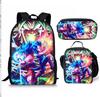 Mochila Nueva de Anime de Dibujos Animados de Dragon Ball de Amazon para Estudiantes de Primaria y Secundaria, Bolsa Escolar, Bandolera, Estuche para Lápices, Set de Tres Piezas