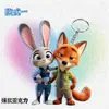 Dibujos Animados Zootopia Periférico Lindo Vínculo Nick Pareja Acrílico Mochila Llavero Colgante Regalo