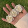 Horquilla de camelia ~ Super Fairy Summer New Flower Back Head Top Clip Pequeña fragancia Advanced Sense Pequeños accesorios para el cabello para mujeres