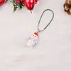Pato de Navidad Lindo de Dibujos Animados Europeo y Americano, Colgante de Campana, Alce, Colgante para Teléfono Móvil, Colgante para Bolsa, Decoración Navideña