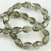 Material de cuentas hecho a mano para manualidades, accesorios de flores, cuentas sueltas, cristal, agujero mediano, cuentas de gota 10x 15 mm 50/tira