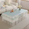 Funda de Tela Impermeable a Prueba de Aceite Antideslizante Mantel para Mesa de Café Cubierta para Mesa de TV Tela para Mesa de Café Estilo Europeo Sin Lavado