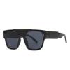 Europa y Estados Unidos transfronterizos marco estrecho anti-luz azul espejo plano tendencia fotografía callejera encanto moderno gafas de sol retro 86578
