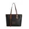 Bolsa tote de gran capacidad estilo miu para mujer, nueva tendencia primavera-verano 2026, bolsa cruzada de comercio exterior, bolso de hombro a la moda