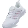 Zapatilla de mujer tejida transpirable casual zapatos blancos zapatos de mujer zapatos ligeros para correr 35-41 talla grande
