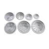 Interior ABS plástico circular difusor ar condicionado duto de ventilação difusor exaustor anti-condensação nova ventilação