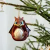 Novo Produto Ovo de Dinossauro Pequeno Transfronteiriço Decoração de Casa de Natal Pingente Plano de Acrílico Fofo Bebê Presente de Ano Novo