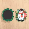 Imanes de Nevera Suaves de Goma Navideños Muñeco de Nieve Reno Dibujos Animados Magnéticos Pegatinas Magnéticas Navideñas Pegatinas Magnéticas Colgantes