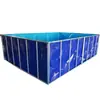 Estanque de Peces de Lona Personalizado, Piscina Plegable de Montaje Exterior Engrosada, Estanque Grande para Cría de Koi, Depósito de Agua de Lona de PVC