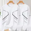 [Envío Rápido] Camiseta de manga larga para hombre, nueva colección de otoño 2026, camiseta interior de manga larga estampada, estilo masculino