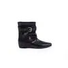 Botas apiladas de dos usos desmontables versión piel de vaca 2026 nuevas botines botas largas para mujer botas de moda con tacón oculto