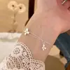 Collar de Gardenia con Borlas Bloque de Color para Mujer, Lujo Ligero, Sencillo y Moderno, Diseño de Nicho, Sensación de Alta Gama, Cadena Versátil para Clavícula