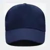 Gorra de publicidad de poliéster liso hebilla metálica gorra de cinco paneles sombrero unisex se puede imprimir texto gorra de trabajo color sólido versátil