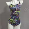 Bañador profesional de entrenamiento para mujer, Lycra de una sola capa, estilo de competición, sin copas, corte bajo, cobertura completa de cadera, traje de baño para piscinas