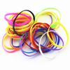 Pulsera de Silicona Ancha de 5MM Letra Colorida Pulsera Deportiva Moda Impresa Pulsera de Goma Venta al por Mayor en Stock