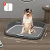 Inodoro para perros extragrande con protección contra salpicaduras y soporte, lavable, urinario para perros estilo plano para uso doméstico, disponible para venta al por mayor