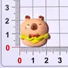 Acessórios Fofos de Resina de Capivara DIY Cola de Creme Capa de Celular Presilha de Cabelo Elástico de Cabelo Caixa de Papelaria Ímã de Geladeira Decoração