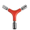 Herramienta de reparación de bicicletas, llave de vaso hexagonal trigémino, llave Allen tipo Y de 4/5/6 mm