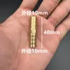 Conector de cobre reto para mangueiras de água de borracha flexível 4mm-25mm, conexão plástica direta para mangueira de água flexível, conector de mangueira de gás