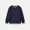 Suéter cinza de duas peças masculino, adequado para usar em camadas ou como peça externa, um suéter de malha pullover para outono e inverno, novo estilo 2026