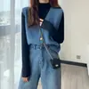 Chaleco para Mujer Otoño e Invierno 2025 Nuevo Estilo Coreano Top sin Mangas Cárdigan Holgado Moda Versátil Cuello en V Tejido