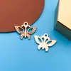 Pacote Misto Mais Vendido 30 Folhas Asas de Borboleta Liga de Zinco Pingente Pequeno Pulseira DIY Pingente Acessórios Materiais para Roupas