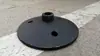 Base de ferro fundido de 2kg, haste de aço, base de ferro fundido, haste para placa, base de ferro, haste de treinamento, base para haste enroladora, base de aço