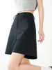 Shorts Estilo Traje para Mujer 2026 Verano Nuevo Cintura Alta Adelgazantes Delgados Línea A Casual Pierna Ancha