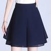 Culottes de gasa, Transpirables y Delgados, Pantalones de pierna ancha de verano y otoño, Pantalones capri, Talla grande estilo coreano de cintura alta, Pantalones casuales sueltos para mujer