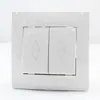 Yaki Factory Suministro de Exportación Estética Europea Blanco Doble Agujero Enchufe de Pared Tipo Doméstico 86 Enchufe de Pared Superficial