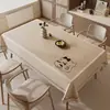 Mantel Estilo Wabi-Sabi Impermeable y a Prueba de Aceite Sin Lavado Nuevo Modelo 2026 Salvamanteles Lujo Ligero Gama Alta Protección de Mesa de PVC