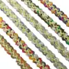 Borda de Renda Serpenteada Colorida com Bordas Douradas para Tear e Crochê, Acessórios Decorativos para Jaquetas Estilo Chanel, Almofadas, Sapatos e Bolsas