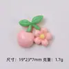 Pato Lindo Pera Cereza Dibujo Animado Hecho a Mano DIY Pegamento de Crema Funda para Teléfono Tocado Pinza para el Cabello Accesorios Piezas de Resina Venta al por Mayor