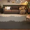 Alfombra estilo americano para sala de estar, impermeable, sin necesidad de limpiar, novedad 2025, para mesa de café, sofá, suelo del hogar, entrada de alta gama