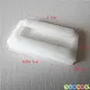 Base de parafuso de assento de vaso sanitário antigo acessórios de tampa de vaso sanitário trava de fundo retangular fixação de montagem inferior porca de fixação haste de parafuso redonda de plástico