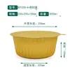 Contenedor Redondo Desechable de Papel de Aluminio Dorado con Tapa, Caja de Papel de Aluminio a Prueba de Fugas, Caja de Almuerzo de Papel de Aluminio Engrosado de Grado Alimenticio Fábrica