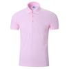 Camisa Publicitaria de Algodón Piqué, Camisa Polo Cultural, Ropa de Trabajo con Impresión de Logo, Camisa de Manga Corta sin Planchar con Cuello Estampado