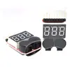 1-8S Novo Duas em Uma Display de Potência Anel BB Alarme de Baixa Tensão Display Elétrico Função Dupla Latido BB Buzzer