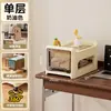 Estante de almacenamiento para mochilas carrito pequeño móvil estante para guardar libros gabinete de almacenamiento multifuncional para el lado de la mesa artefacto para colocar mochilas